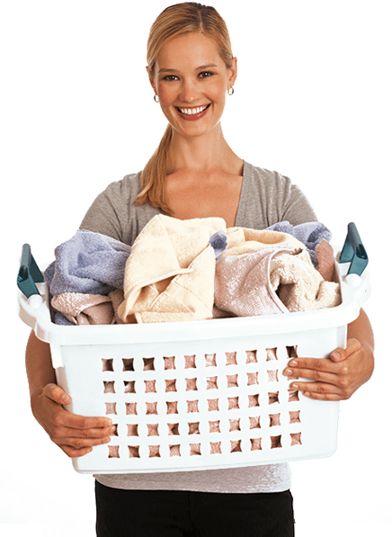 Woman Doing Laundry